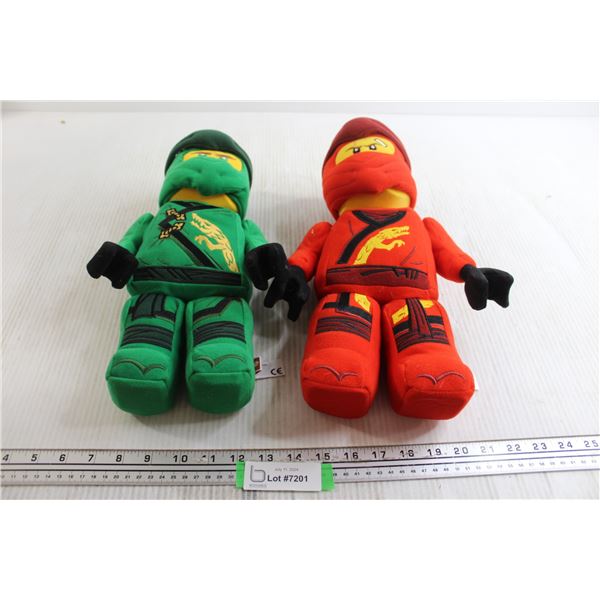 (2) LEGO Ninjago Plushes