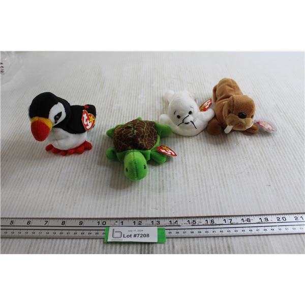 (4) Ty Beanie Babies - NWT
