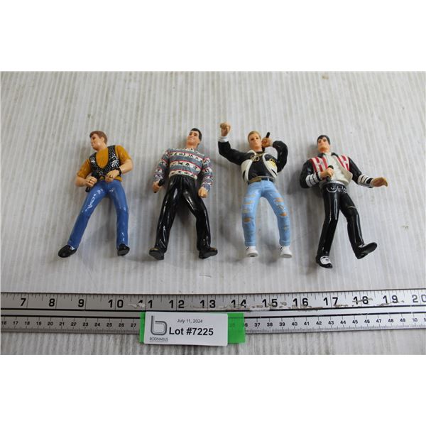 (4) New Kids on the Block Figurines