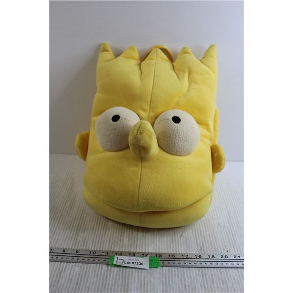Bart Simpson Backpack - Zipper Jams Slightly