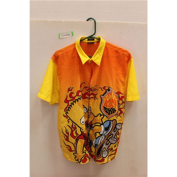 *Bart Simpson Button Up - XL