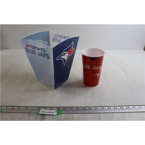 Toronto Blue Jays Game Issued Container + Cup