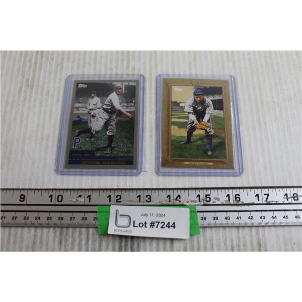 (2) Topps Honus Wagner Early Moments Baseball Cards