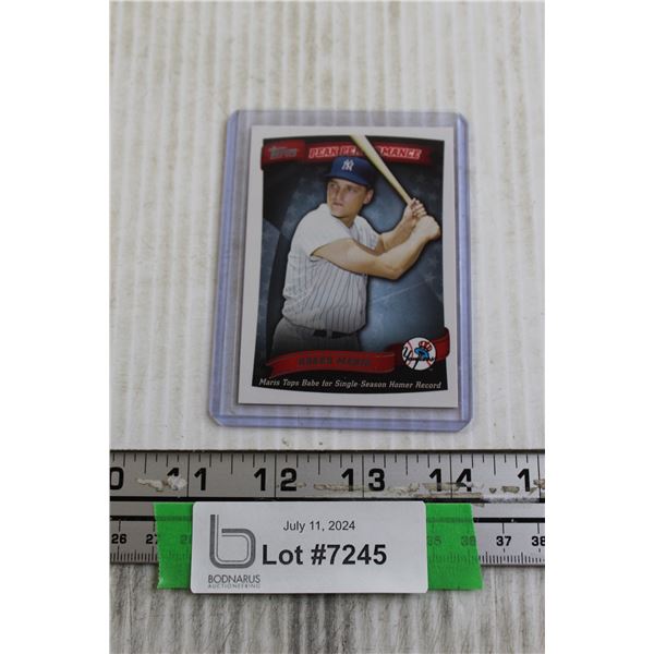 Roger Moris Home Run Record Baseball Card