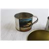 Image 2 : (3) Tin Cups