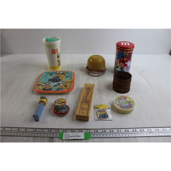 M&M Jar, Assorted Minions Merch, Misc.