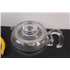 Image 4 : (2) PYREX Coffee & Tea Kettle Pot Clear Glass