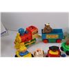 Image 2 : Vintage Toy Train, Sesame Street Car, Various Children's Toys