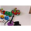 Image 4 : Vintage Toy Train, Sesame Street Car, Various Children's Toys