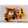 Image 1 : Pluto Stuffy & 1989 Tiger Stuffy