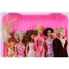 Image 2 : (8) Barbies in Pink Plastic Suitcase