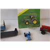 Image 2 : Lot of Metal Tractor Toys & Trailers - Various Makers & Sizes