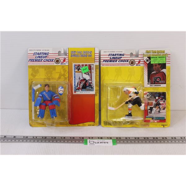 (2) Starting Line Up NHL Figurines - Rangers & Flyers - NIB