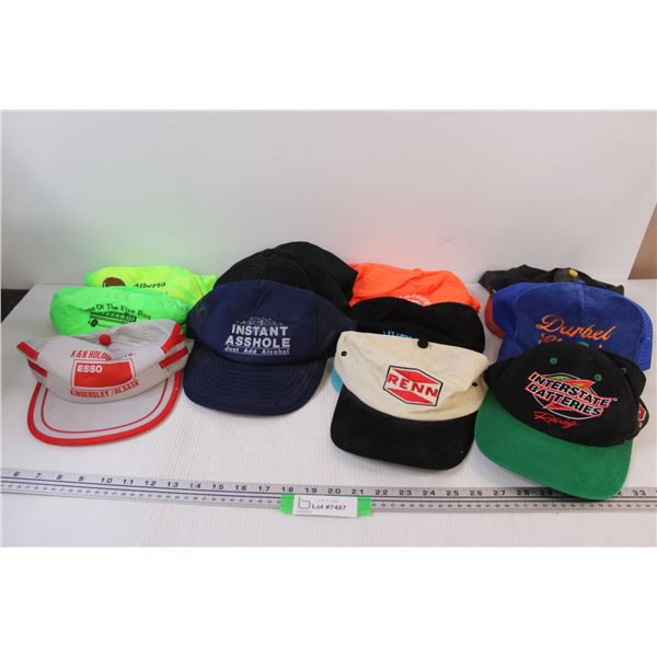 (12) Vintage Baseball Hats - Various Themes