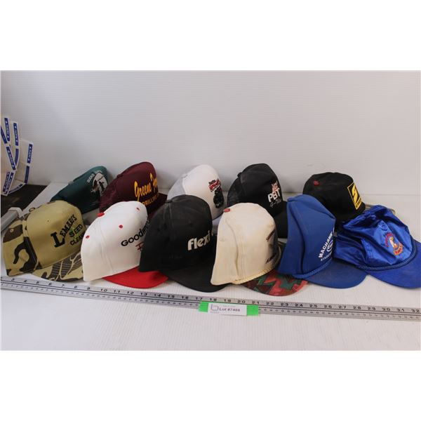 (11) Vintage Baseball Hats - Various Themes