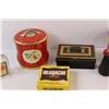 Image 3 : Vintage Glass & Tin Containers - Various Makers
