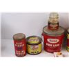 Image 4 : Vintage Glass & Tin Containers - Various Makers