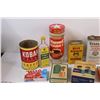 Image 2 : Vintage Glass & Tin & Cardboard Box Containers (Some Contain Liquids, Can Not Ship)