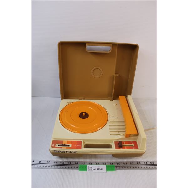 Fisher Price Portable Record Player - Powers On, as is