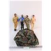 Image 1 : (3) GI Joe Action Dolls & Atomic Man & Army Tent (Some Wear)