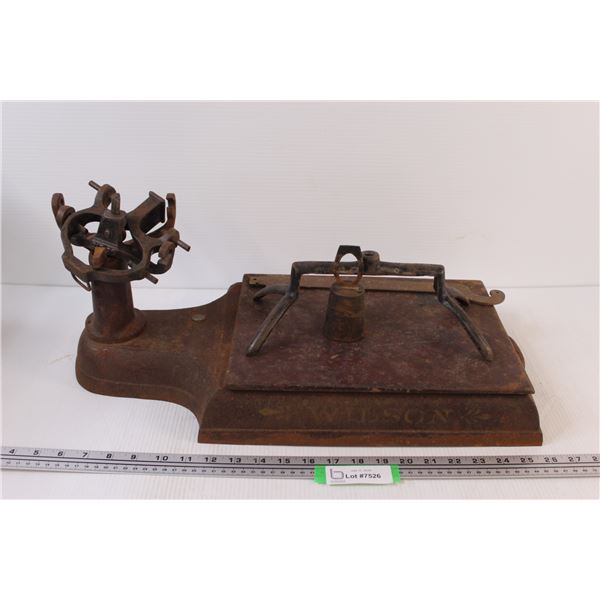 Wilson Cast Iron Scale - As Is - 21"long x11" wide