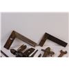 Image 2 : Vintage Tools: Hand Crank Drills, Squares, Drill Bits, Rasp, Misc.
