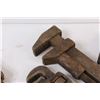 Image 4 : (5) Vintage Pipe/Crescent Wrenches