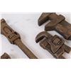 Image 5 : (5) Vintage Pipe/Crescent Wrenches