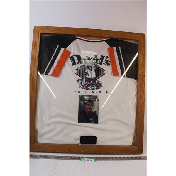 * Framed Davids Lounge Jersey -31" x 29"