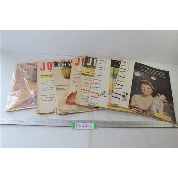 Vintage Magazines 1957-74 - Chatelaine - Journal - Look