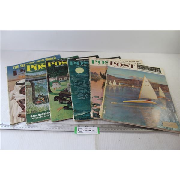 (6) 1959-62 Post Magazines