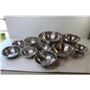 Image 2 : (10) Stainless Steel Mixing Bowls