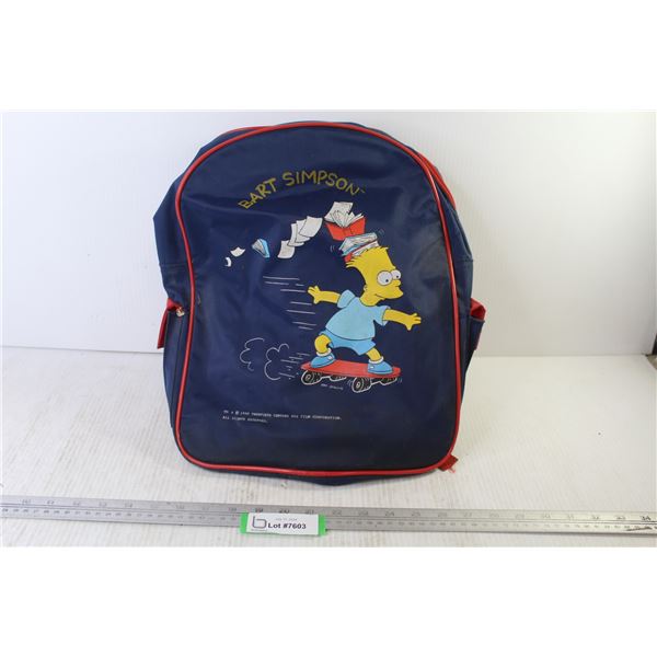 1990 Bart Simson Backpack
