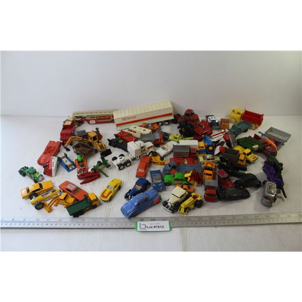 Assortment of Small Toy Vehicles