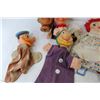 Image 4 : (8)Vintage Rubber Headed Puppets