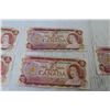 Image 3 : (5) Canadian 2 Dollar Bills (couple have damage)