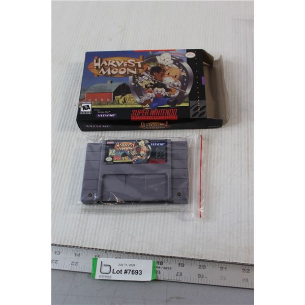Harvest Moon Nintendo Game - Not Authenticated