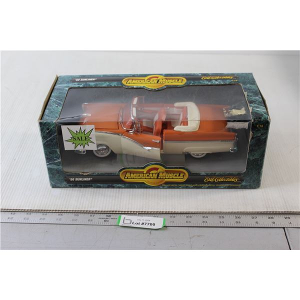 1956 Sunliner Die Cast Car - Scale 1:18