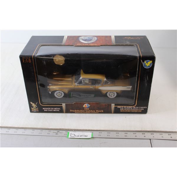1958 Studebaker Golden Hawk Die Cast Car - Scale 1:18
