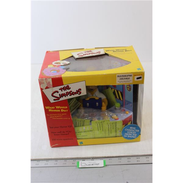 The Simpsons What Would Homer Do Trivia Game
