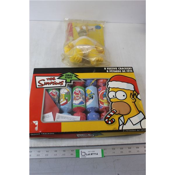 The Simpsons Christmas Crackers, Suction Cup Homer