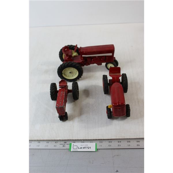 (3) Toy Farming Tractors