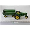 Image 1 : John Deer Unstyled Model A Tractor 1/16 Scale & Trailer