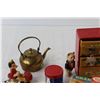 Image 3 : Vintage Items, Toy Wardrobe, Tins