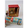 Image 4 : Vintage Items, Toy Wardrobe, Tins