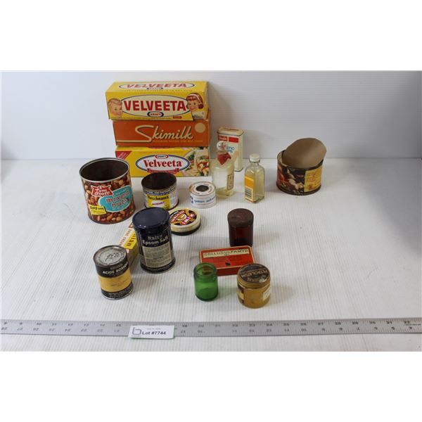 Empty Vintage Boxes & Tins