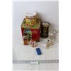 Image 1 : Empty Tins & Tiny Glass Jars