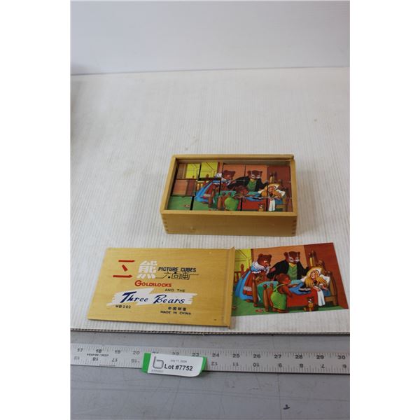 Goldilocks & the Three Bears Picture Cubes