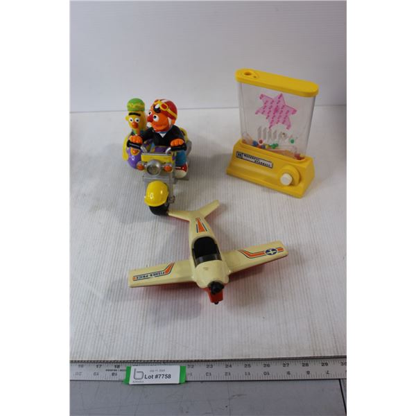 Fisher Price Airplane, Bert & Ernie Toy, Waterful Starball
