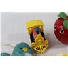 Image 3 : Vintage Toys - Toy Train, Toy Camera, Singing Bird, Ringing Apple
